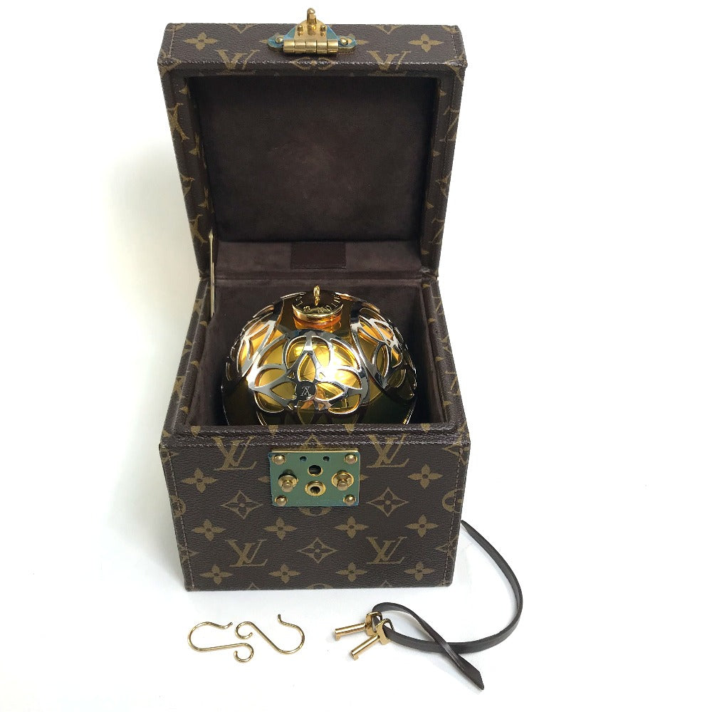 LOUIS VUITTON M47005 モノグラム オーナメント ボール オブジェ メタル ユニセックス ゴールド×シルバー