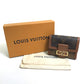 LOUIS VUITTON M68725 モノグラム リバース ポルトフォイユ ドーフィーヌ コンパクト ウォレット 3つ折り財布 モノグラムリバースキャンバス レディース ブラウン