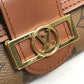 LOUIS VUITTON M68725 モノグラム リバース ポルトフォイユ ドーフィーヌ コンパクト ウォレット 3つ折り財布 モノグラムリバースキャンバス レディース ブラウン