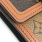 LOUIS VUITTON M68725 モノグラム リバース ポルトフォイユ ドーフィーヌ コンパクト ウォレット 3つ折り財布 モノグラムリバースキャンバス レディース ブラウン