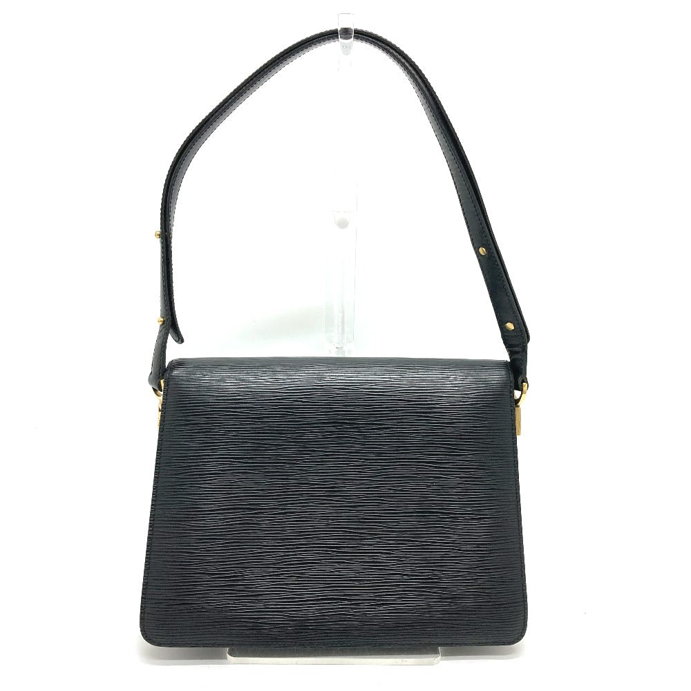 LOUIS VUITTON M52414 エピ フリーラン カバン ショルダーバッグ エピレザー レディース ノワール ブラック×グリーン