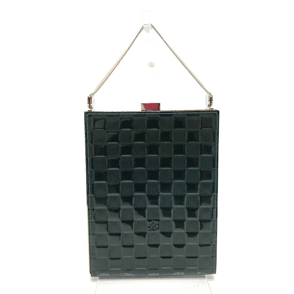 LOUIS VUITTON M92105 ダミエヴェルニ アンジュGM カバン パーティーバッグ ハンドバッグ パテントレザー レディース ダークグリーン