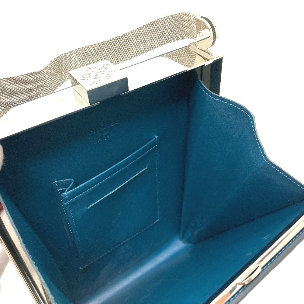 LOUIS VUITTON M92105 ダミエヴェルニ アンジュGM カバン パーティーバッグ ハンドバッグ パテントレザー レディース ダークグリーン