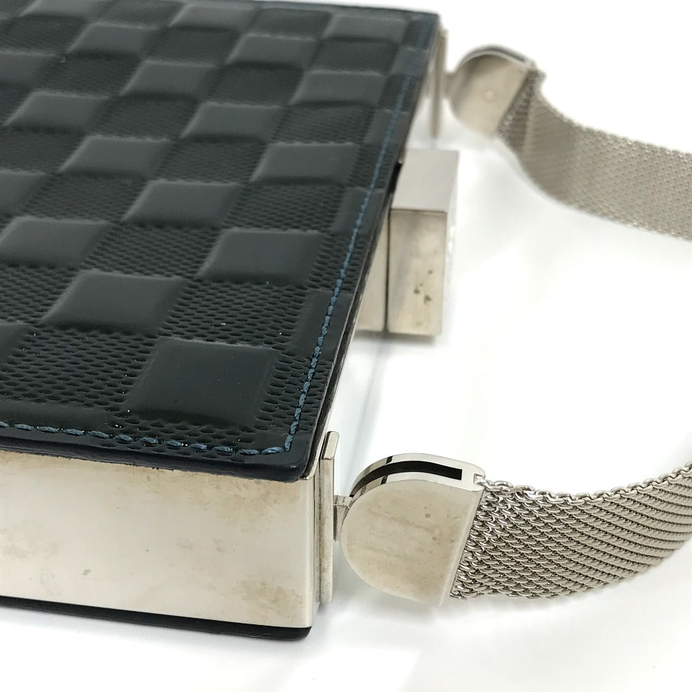 LOUIS VUITTON M92105 ダミエヴェルニ アンジュGM カバン パーティーバッグ ハンドバッグ パテントレザー レディース ダークグリーン