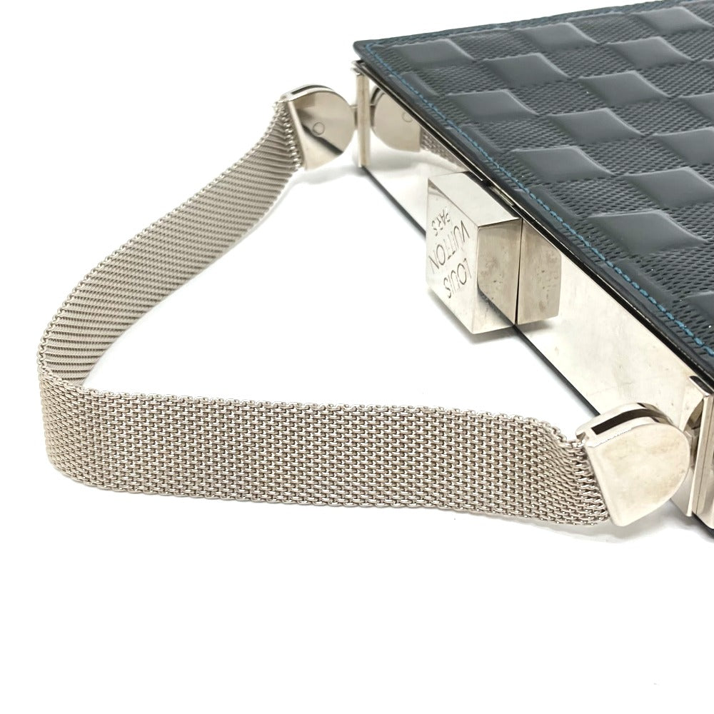 LOUIS VUITTON M92105 ダミエヴェルニ アンジュGM カバン パーティーバッグ ハンドバッグ パテントレザー レディース ダークグリーン