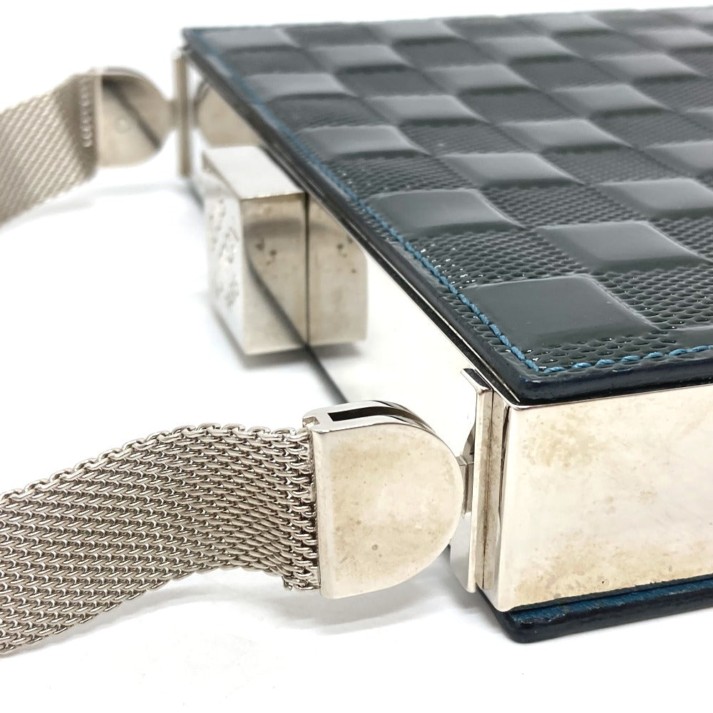 LOUIS VUITTON M92105 ダミエヴェルニ アンジュGM カバン パーティーバッグ ハンドバッグ パテントレザー レディース ダークグリーン