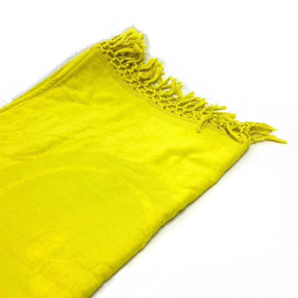 LOEWE Paula's Ibiza Fringe Large Towel, Fabric, Interior Accessories, Cotton, Unisex, Yellow