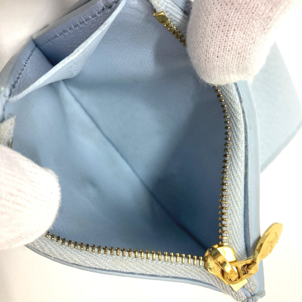 LOUIS VUITTON M69061 日本限定 ポルトフォイユ カプシーヌXS コンパクトウォレット 3つ折り財布 トリヨンレザー レディース ブルーオランプ