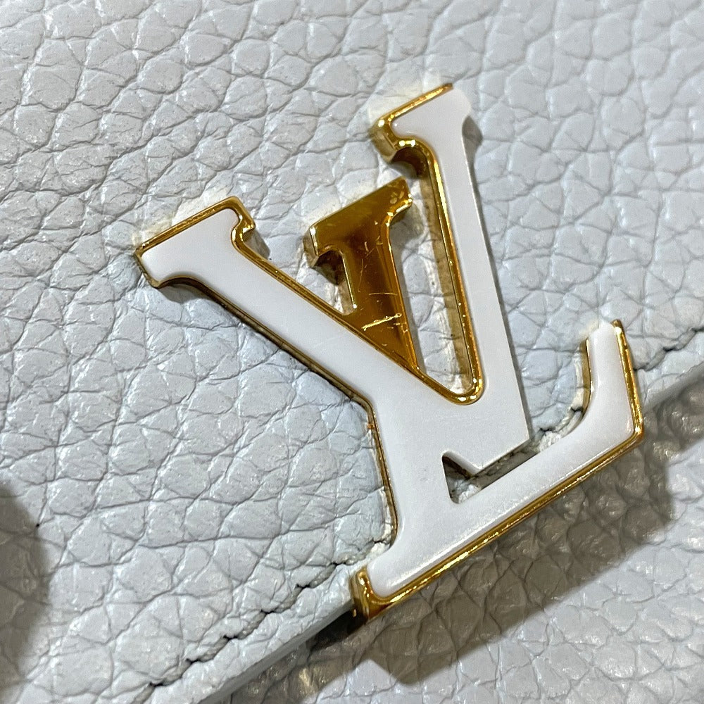 LOUIS VUITTON M69061 日本限定 ポルトフォイユ カプシーヌXS コンパクトウォレット 3つ折り財布 トリヨンレザー レディース ブルーオランプ