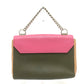 LOUIS VUITTON M54103 Tricolor Lockme 2 BB Bag, 2-Way Handbag/Shoulder Bag, Leather, Women's, Rose Pink, Khaki, and Beige