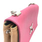 LOUIS VUITTON M54103 Tricolor Lockme 2 BB Bag, 2-Way Handbag/Shoulder Bag, Leather, Women's, Rose Pink, Khaki, and Beige