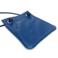 HERMES Leather Aline Mini Pochette Shoulder Bag, Swift, Women's, Blue de Malte, Blue
