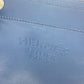 HERMES Leather Aline Mini Pochette Shoulder Bag, Swift, Women's, Blue de Malte, Blue