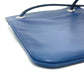 HERMES Leather Aline Mini Pochette Shoulder Bag, Swift, Women's, Blue de Malte, Blue