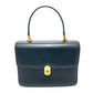 GUCCI 000.109.0121 Turnlock Sideline Handbag, Vintage Leather, Women's, Navy