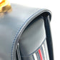 GUCCI 000.109.0121 Turnlock Sideline Handbag, Vintage Leather, Women's, Navy