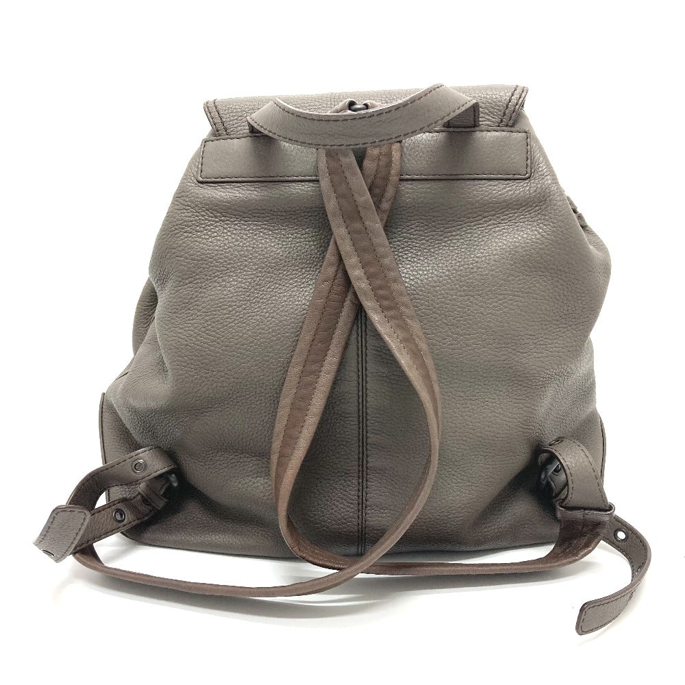 BOTTEGA VENETA B05902330W Intrecciato Cervo Leather Backpack for Men, Brown