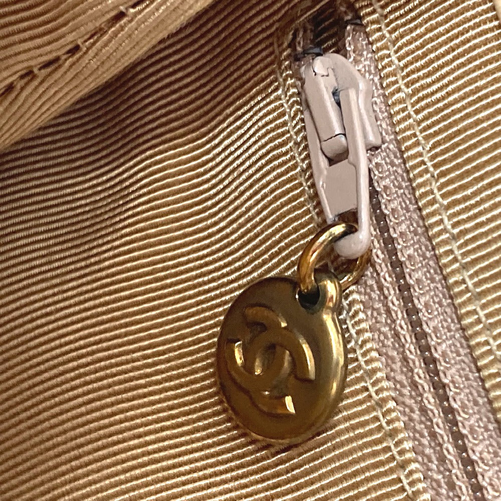 CHANEL ロゴ カバン ショルダーバッグ 肩掛け ファッション小物 トートバッグ キャビアスキン レディース ベージュ