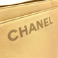 CHANEL ロゴ カバン ショルダーバッグ 肩掛け ファッション小物 トートバッグ キャビアスキン レディース ベージュ