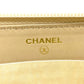CHANEL A13228 CC Coco Mark Round Zipper Long Wallet in Caviar Leather, Beige
