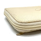 CHANEL A13228 CC Coco Mark Round Zipper Long Wallet in Caviar Leather, Beige