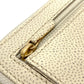 CHANEL A13228 CC Coco Mark Round Zipper Long Wallet in Caviar Leather, Beige