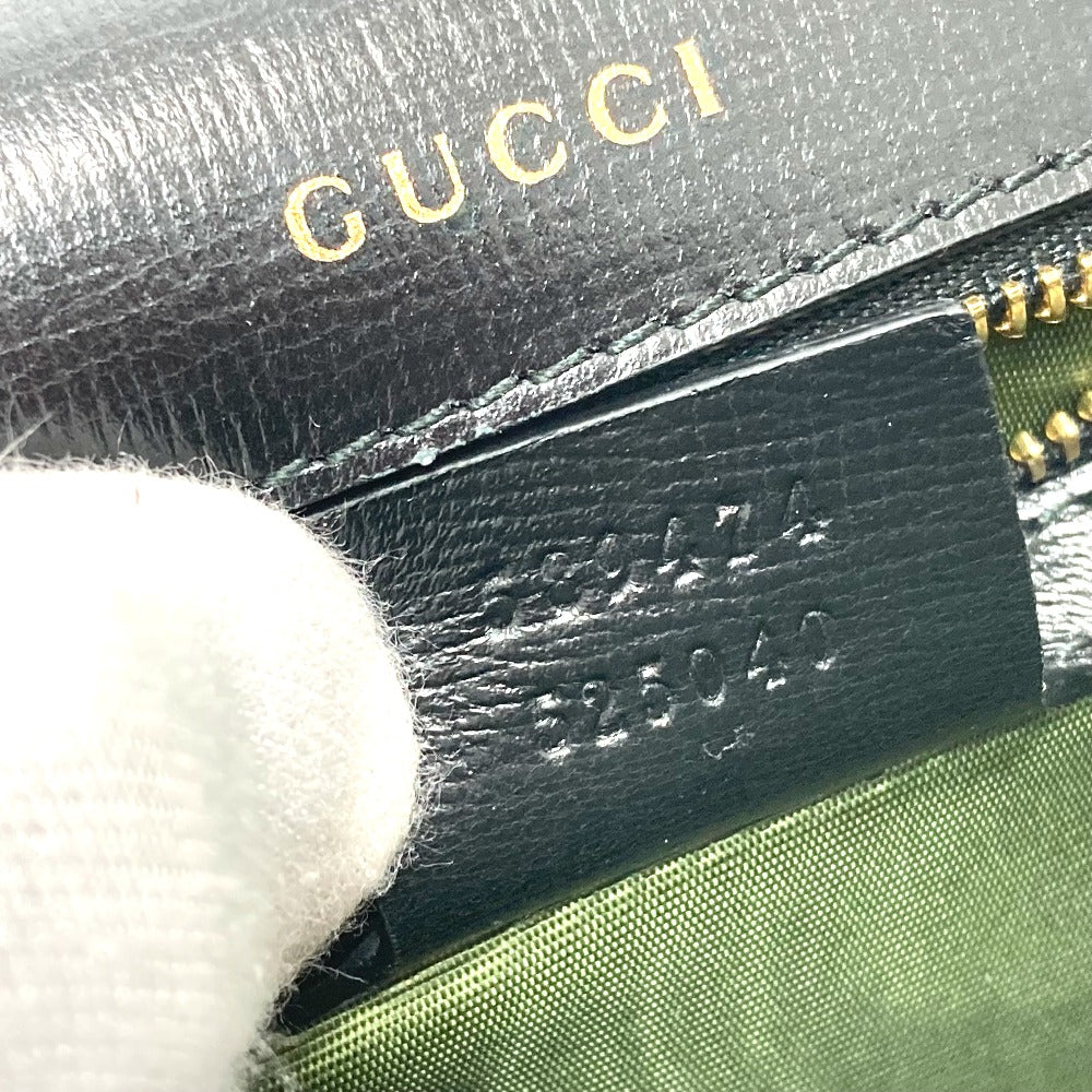 GUCCI 589474 GG Marmont Flap Shoulder Bag in Calf Leather, Black