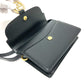 GUCCI 589474 GG Marmont Flap Shoulder Bag in Calf Leather, Black
