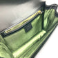 GUCCI 589474 GG Marmont Flap Shoulder Bag in Calf Leather, Black
