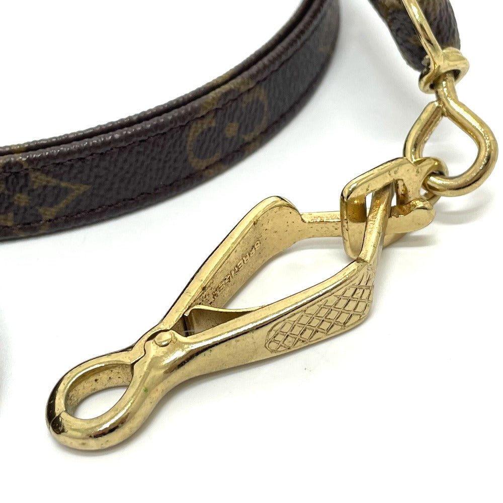 LOUIS VUITTON M58056 モノグラム レッス・バクスター MM ペット用品 散歩用 リード モノグラムキャンバス ユニセックス ブラウン