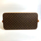 LOUIS VUITTON M41445 Monogram Alma Voyage GM Handbag/Boston Bag in Monogram Canvas, Brown, Women's