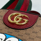 GUCCI 647816 GG Supreme Doraemon x GUCCI Small Backpack, PVC/Leather, Unisex, Beige/Red