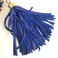 CHANEL Coco Mark CC Matelasse Fringe Shoulder Bag in Lambskin, Blue