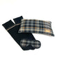 LOUIS VUITTON R99136 Check Eye Mask, Pillow, and Socks 3-Piece Travel Set, Wool Cushion, Unisex, Gray