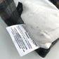 LOUIS VUITTON R99136 Check Eye Mask, Pillow, and Socks 3-Piece Travel Set, Wool Cushion, Unisex, Gray