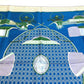 HERMES LA PERRIERE Carriage Carré 90 Silk Scarf Women's Blue/Green/Ivory