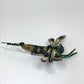 MIUMIU Dragonfly Accessories Fashion Accessories Pin Brooch Leather Brooch Women's Green x Pink