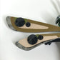 MIUMIU Dragonfly Accessories Fashion Accessories Pin Brooch Leather Brooch Women's Green x Pink
