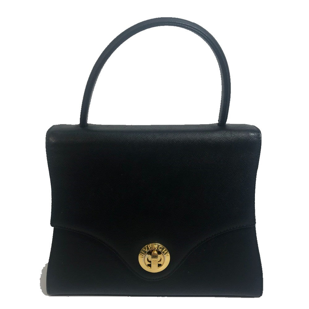 GIVENCHY ショルダーバッグ ヴィンテージ カバン 2WAY ハンドバッグ レザー ユニセックス ブラック