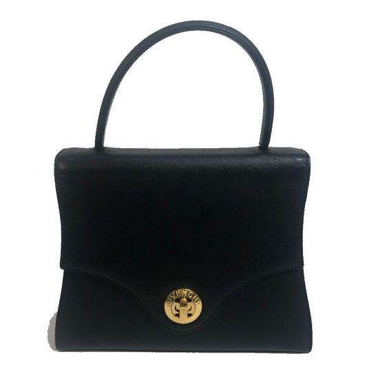 GIVENCHY ショルダーバッグ ヴィンテージ カバン 2WAY ハンドバッグ レザー ユニセックス ブラック