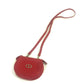 Christian Dior CD hardware mini pochette bag, crossbody shoulder bag, leather, women's, red