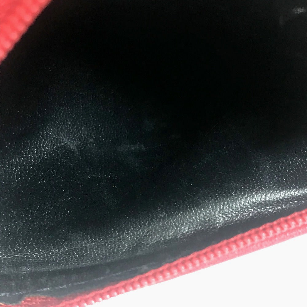 Christian Dior CD hardware mini pochette bag, crossbody shoulder bag, leather, women's, red