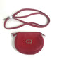 Christian Dior CD hardware mini pochette bag, crossbody shoulder bag, leather, women's, red