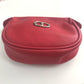 Christian Dior CD hardware mini pochette bag, crossbody shoulder bag, leather, women's, red