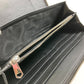 GIVENCHY I FEEL LOVE Organizer Round Zip Long Wallet in Leather, Men's, Black