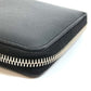 GIVENCHY I FEEL LOVE Organizer Round Zip Long Wallet in Leather, Men's, Black