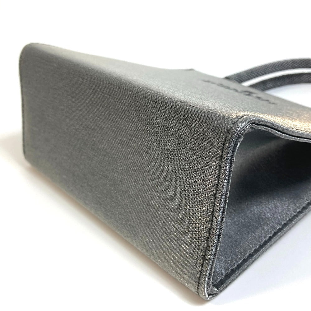 GIVENCHY Logo Mini Tote Bag Handbag Nylon Women's Gray