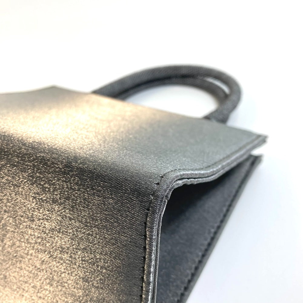 GIVENCHY Logo Mini Tote Bag Handbag Nylon Women's Gray