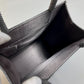 GIVENCHY Logo Mini Tote Bag Handbag Nylon Women's Gray