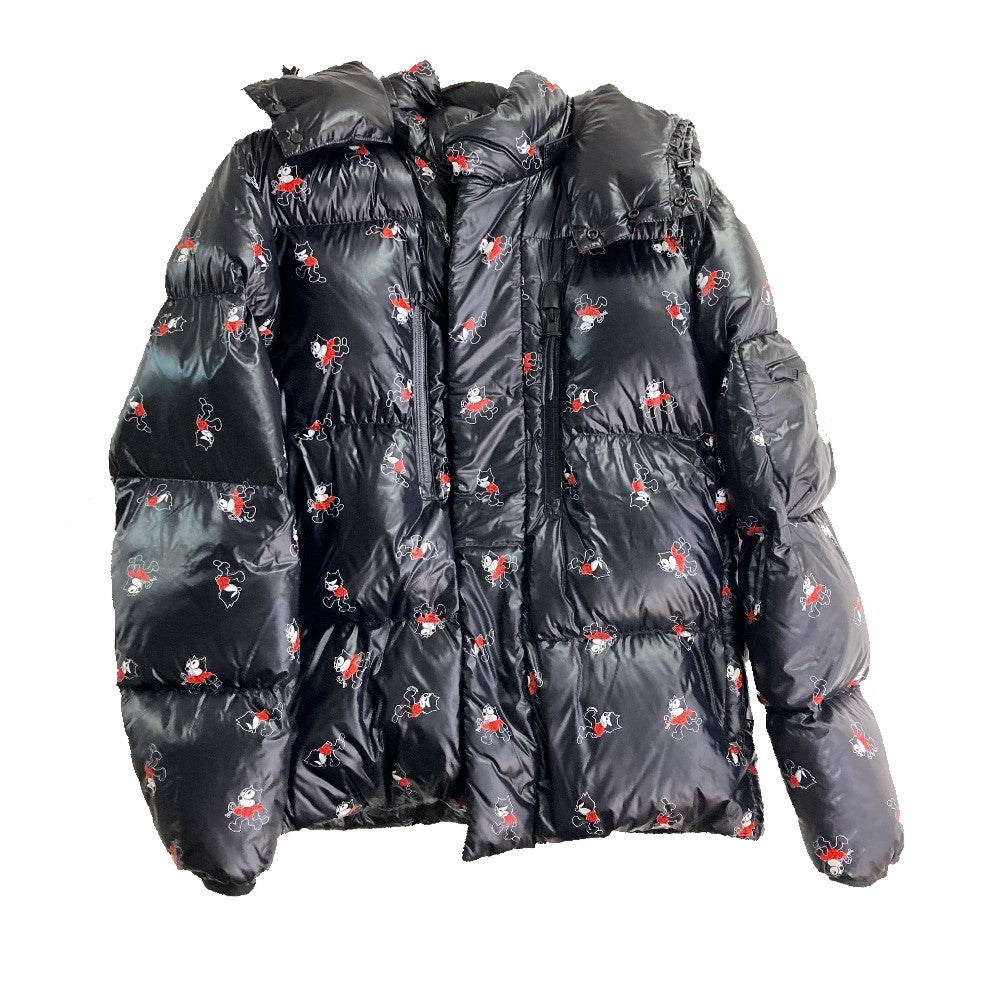 MONCLER 1B57010 Felix the Cat Ruin Apparel Outerwear Down Jacket Men's Black